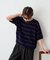 【Enlude】ミニモールボーダーニットTシャツ《ユニセックス》