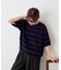 【Enlude】ミニモールボーダーニットTシャツ《ユニセックス》