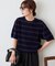 【Enlude】ミニモールボーダーニットTシャツ《ユニセックス》
