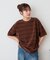 【Enlude】ミニモールボーダーニットTシャツ《ユニセックス》