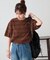 【Enlude】ミニモールボーダーニットTシャツ《ユニセックス》
