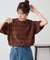 【Enlude】ミニモールボーダーニットTシャツ《ユニセックス》