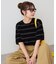 【Enlude】ミニモールボーダーニットTシャツ《ユニセックス》