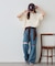 【Enlude】配色ステッチドロストTシャツ《ユニセックス》