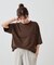 【Enlude】配色ステッチドロストTシャツ《ユニセックス》