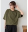 【Enlude】配色ステッチドロストTシャツ《ユニセックス》