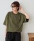 【Enlude】配色ステッチドロストTシャツ《ユニセックス》