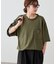 【Enlude】配色ステッチドロストTシャツ《ユニセックス》