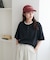 【Enlude】フェイクレイヤードヘンリーネックTシャツ《ユニセックス》