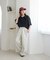 【Enlude】フェイクレイヤードヘンリーネックTシャツ《ユニセックス》