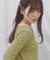 【umm.】リブレースカーディガン