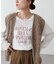 強撚シアーロゴTシャツ