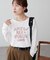 強撚シアーロゴTシャツ