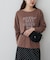 強撚シアーロゴTシャツ