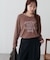 強撚シアーロゴTシャツ
