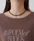 強撚シアーロゴTシャツ
