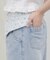 【umm./AW先行予約】ウエスト折り返しワイドデニムパンツ