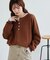 【Enlude】スウェットライクヘンリーネックニット《ユニセックス》