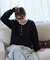【Enlude】スウェットライクヘンリーネックニット《ユニセックス》