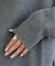 【Enlude】スウェットライクヘンリーネックニット《ユニセックス》