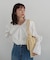 【ペットボトル＆傘が入る！】コーデュロイワンハンドルバッグ