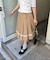 【umm.】ウエストポーチ付きプリーツスカート