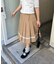 【umm.】ウエストポーチ付きプリーツスカート