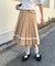 【umm.】ウエストポーチ付きプリーツスカート