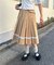【umm.】ウエストポーチ付きプリーツスカート