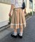 【umm.】ウエストポーチ付きプリーツスカート