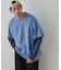 【Enlude】オーバーサイズレイヤード半袖Ｔシャツ《ユニセックス》