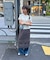 【umm.】柄アソートピンタックフリルスカート