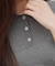 【umm.】ダブルカラー半袖ニット