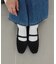 【見た目も歩きやすさも◎】ドットビジューシューズ