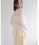 【umm.】前リボンモヘアライクルーズニット