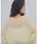 【umm.】前リボンモヘアライクルーズニット