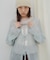 【umm.】前リボンモヘアライクルーズニット