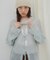 【umm.】前リボンモヘアライクルーズニット