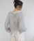 【umm.】前リボンモヘアライクルーズニット
