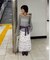 【umm.】前リボンモヘアライクルーズニット