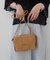 【必需品がしっかり入る◎】メッシュ編みシュリンクショルダーバッグ