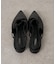 【大人のための一足/S～XL展開】ポインテッドクロスストラップシューズ