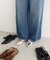 《S～XL展開》ポインテッドクロスストラップシューズ