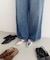 【大人のための一足/S～XL展開】ポインテッドクロスストラップシューズ