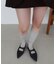 《S～XL展開》ポインテッドクロスストラップシューズ