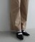 《S～XL展開》ポインテッドクロスストラップシューズ
