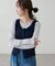 リブ袖口ボタンロングスリーブ《WEB限定カラーあり》