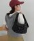 【モード感をプラス◎】アウトポケットギャザーショルダーバッグ