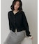 レイヤード風ニットカーディガン