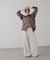 シアーチェックレギュラーカラーシャツ